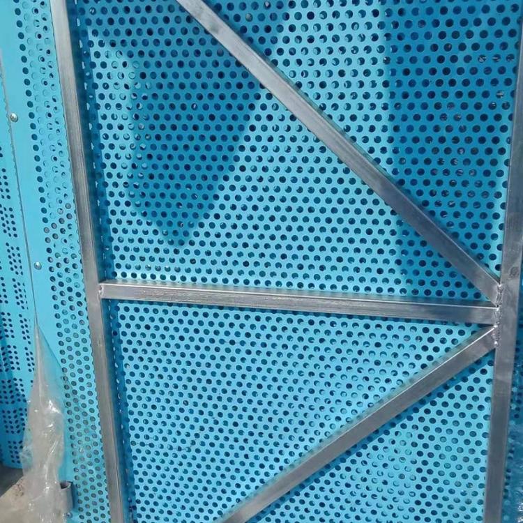 鼎尊厂家现货建筑爬架网 高层防护用爬架网镀锌金属圆孔米字型爬架网