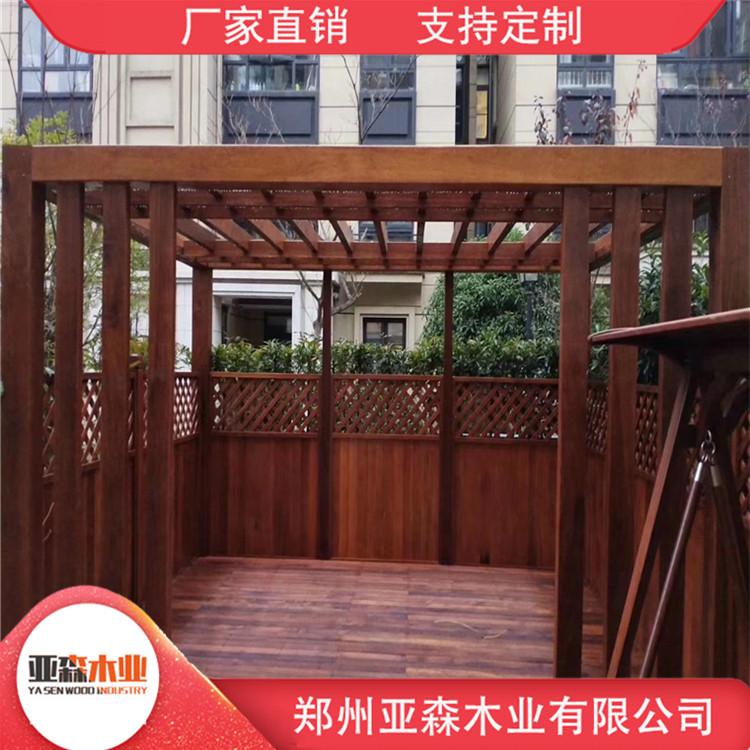 亚森防腐木花架 防腐木网格花架 支持定制 售后无忧