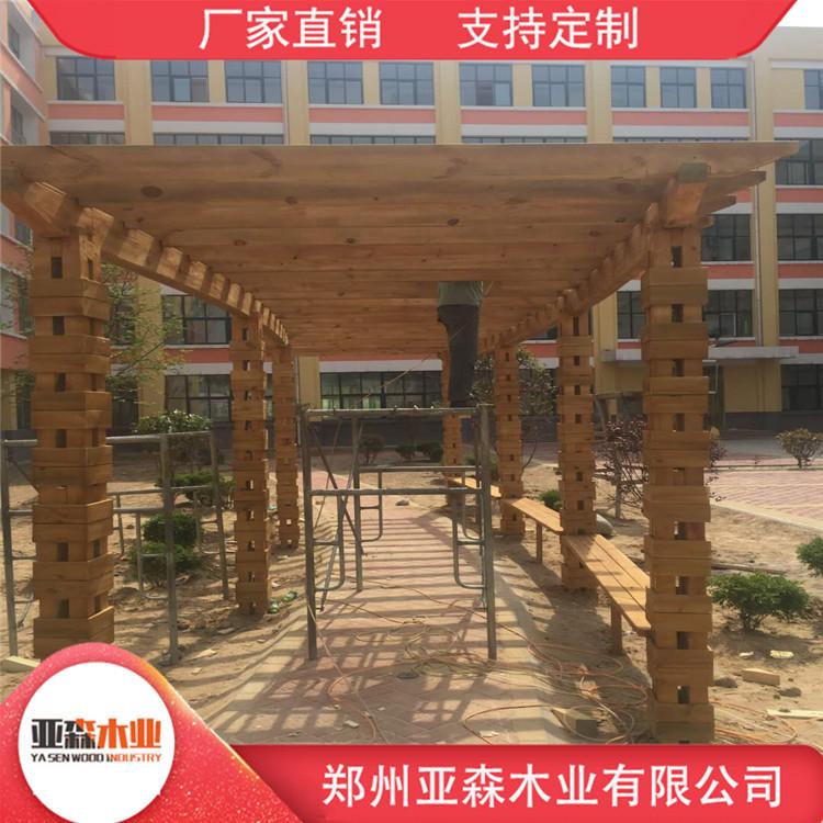 郑州防腐木花架 防腐木网格花架 免费设计 上门安装