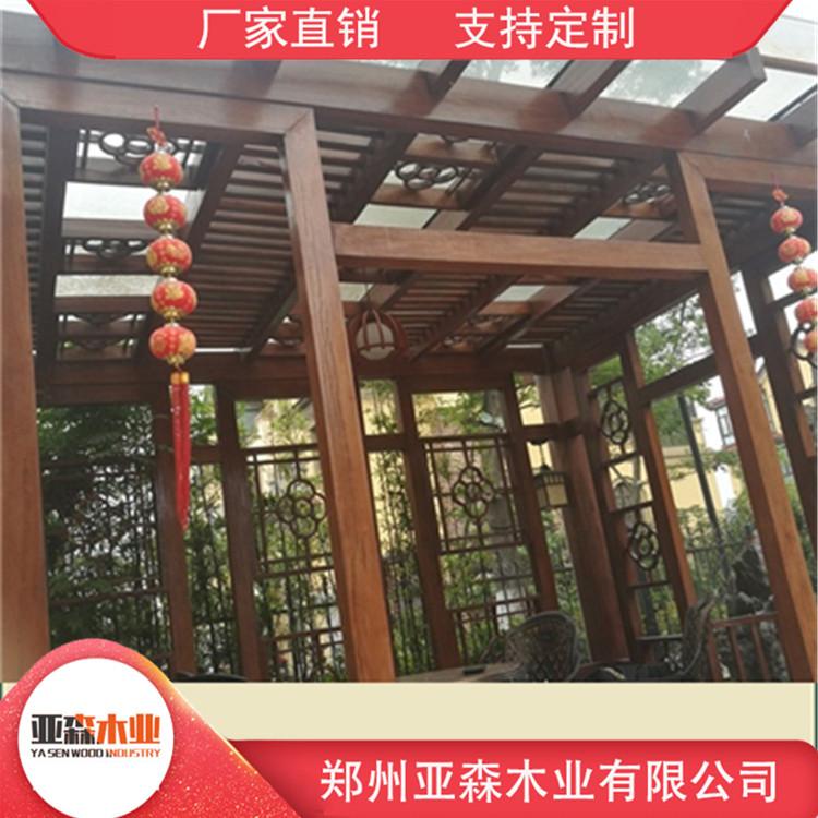 碳化实木花架 景区防腐木花架 免费设计 上门安装