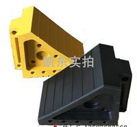 橡胶停车楔 青岛凯东橡胶定位挡车器黄色 橡胶<em>防</em>溜车垫块