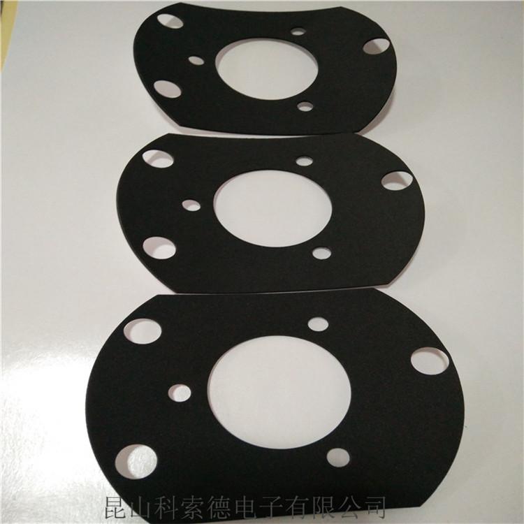电子电器防滑硅胶脚垫 单面背胶硅胶垫 黑色环形硅胶胶垫 可定制