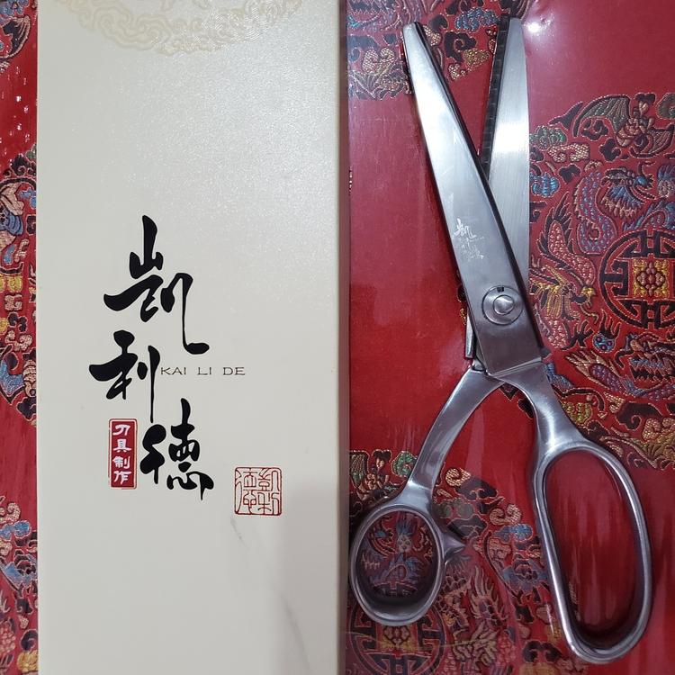 凯利德高质量不锈钢花边剪狗牙剪 波浪型锯齿剪刀 裁缝花样剪 剪纸样/布样