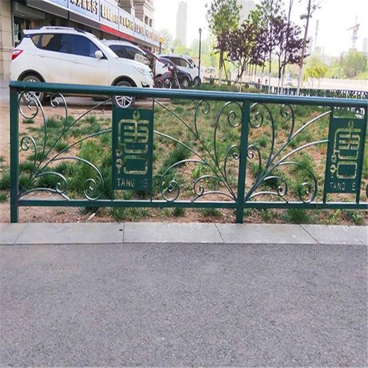 铁艺护栏 工厂小区围墙 铁艺围栏 方管焊接铁艺护栏定制