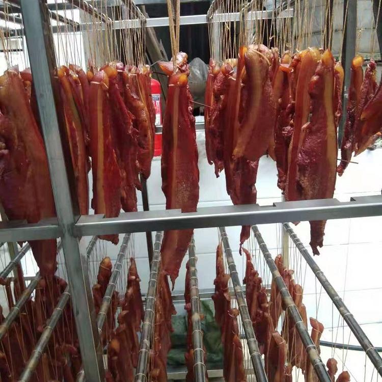 湖南腊肉烟熏炉 500型烟熏炉  肉烟熏炉操作过程  诸城华杰烟熏炉制造商
