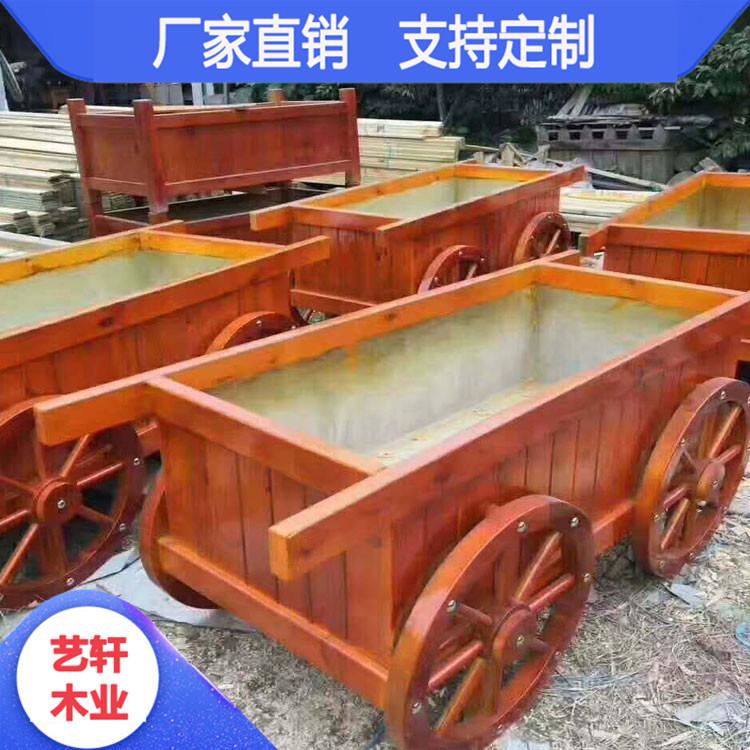 市政道路防腐木花盆 市政道路木质花箱 款式多样 欢迎选购