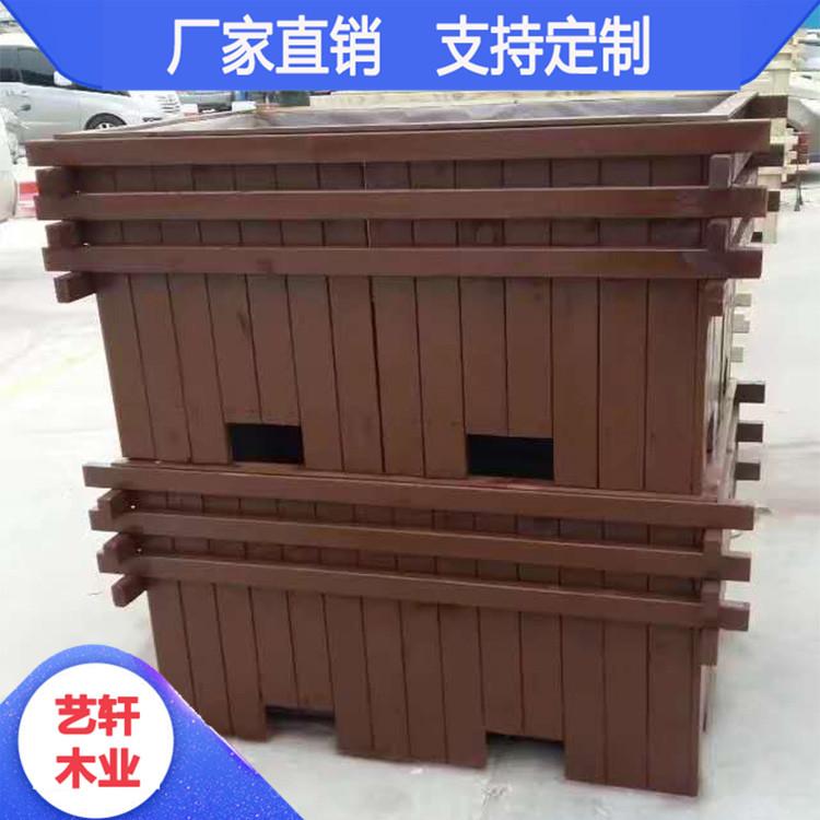 湖南防腐木花箱 户外防腐木花箱组合 工厂直销 价格优惠