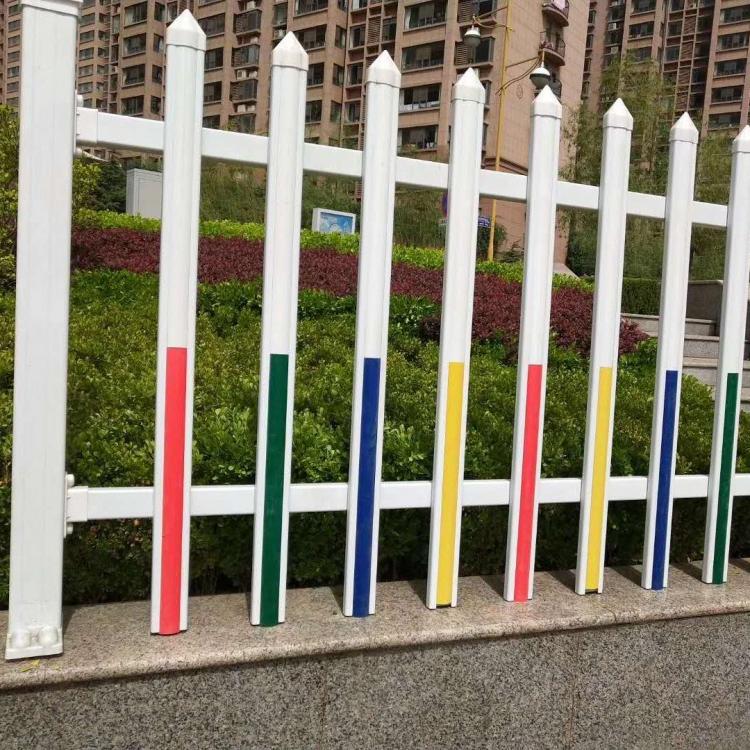 pvc塑钢隔离栏  草坪护栏  PVC塑钢绿化园林栅栏  别墅花园围栏护栏