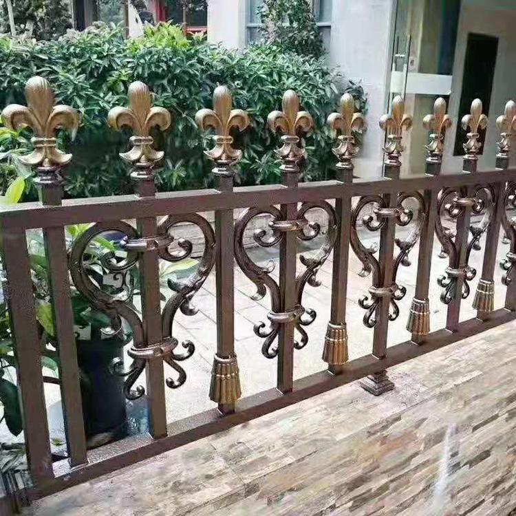 厂家直销铝艺护栏围栏_高档别墅小区庭院铝合金栏杆_铸铝围栏_厂家定制