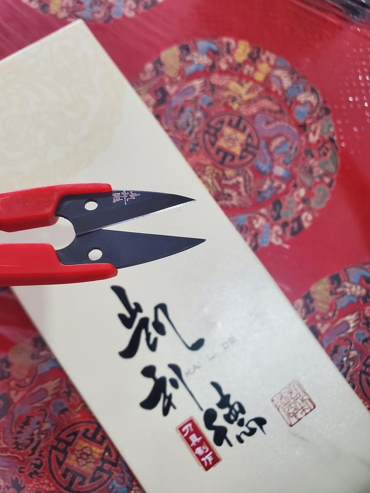 青州凯利德线头剪刀家用弹簧纱剪绣花大号小剪子十字绣布料剪刀