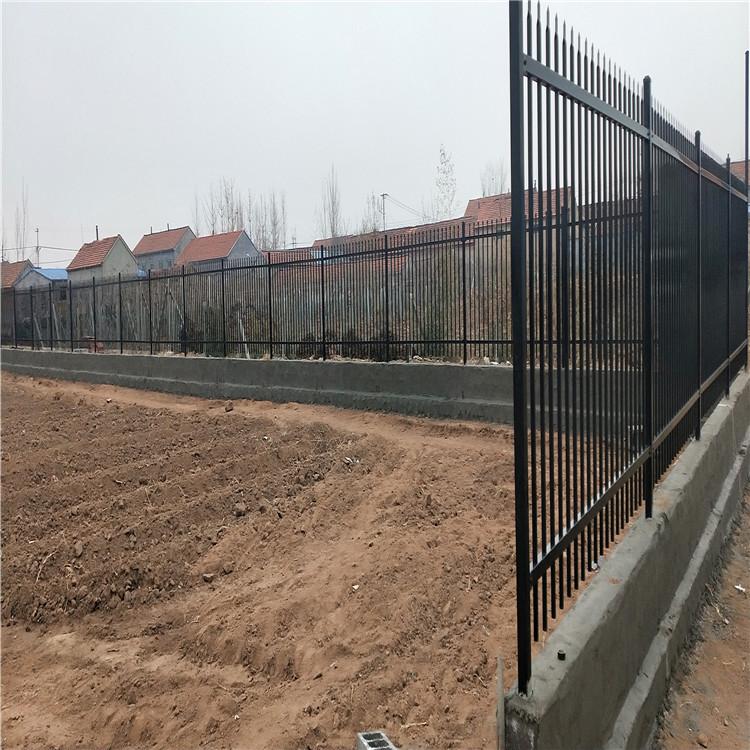铁艺护栏 建岳锌钢铁艺围栏 小区别墅防爬锌钢护栏 镀锌管铁艺栏杆