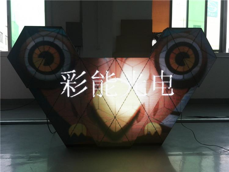彩能 蜂窝精灵DJ台_裸眼3D LED DJ屏_led灯杆屏_舞台led租赁屏 LED异形屏DJ台(3D魔方屏) 酒吧led异形屏现货多彩led屏参数led圆屏安装技巧 金堂县酒吧DJ屏厂家/酒吧DJ