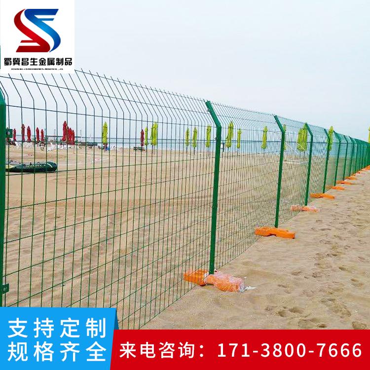 双边丝护栏网圈地养殖浸塑双边丝护栏网果园鱼塘高速公路道路景区隔离围栏