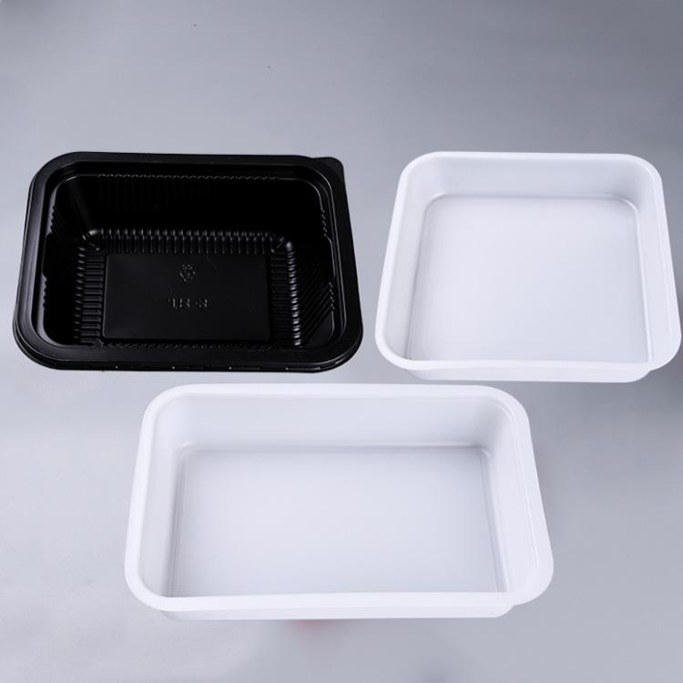 小龙虾一次性塑料饭盒包装透明沙拉托盘生海鲜冷鲜肉包装塑料托盘