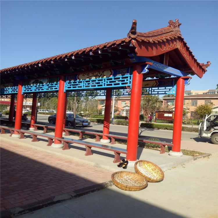 临沂古建半亭   中式古建凉亭价格