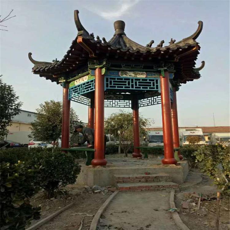 临沂古建半亭   中式古建凉亭加工