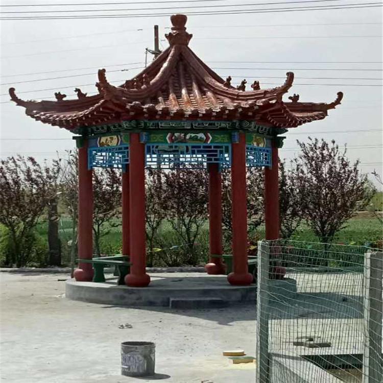 潍坊仿古凉亭  古建凉亭   彩绘仿古凉亭施工