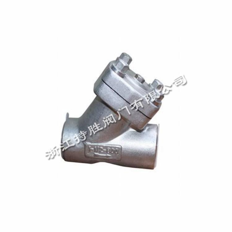 持胜Y型过滤器 锻钢阀门Y型过滤器批发 法兰Y型过滤器厂家直销