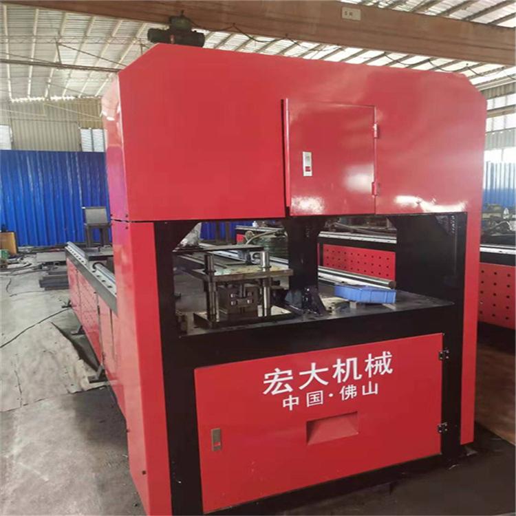 青海果洛爬架数控冲孔切断机 全自动角钢冲床2020全新报价宏大机械