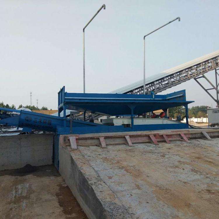 双车位振动砂石分离机建筑用料振动筛沙机
