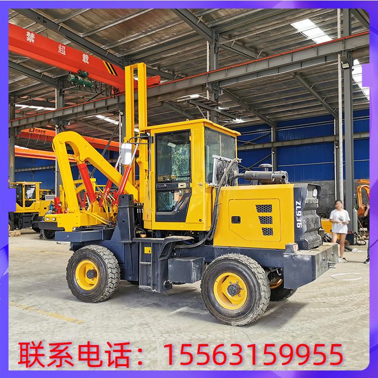 厂家直销高速公路打桩机 液压地基防汛桥梁打桩机 波形装载式打桩机