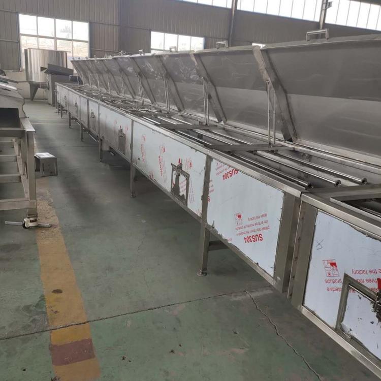 全自动鱼糕蒸线 全套鱼豆腐加工设备 益东直销