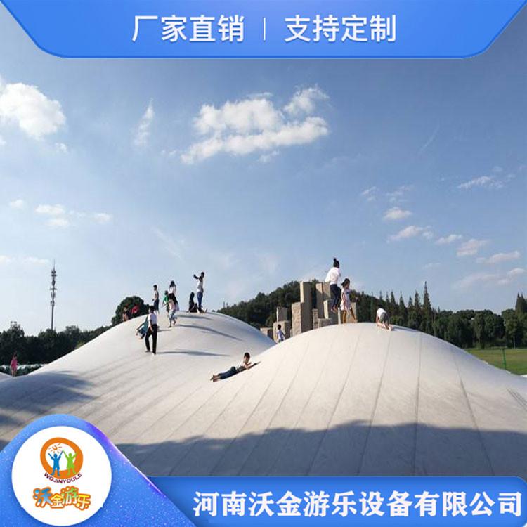 沃金厂家直销蹦蹦云游乐 户外沙窝蹦蹦云 免费设计 免费测量