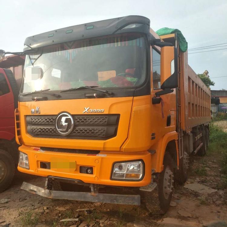 陕汽德龙X3000 自卸车 前四后八 德龙自卸车 前四后八 8米2大箱 首付8万 可提档 19年1月份上户