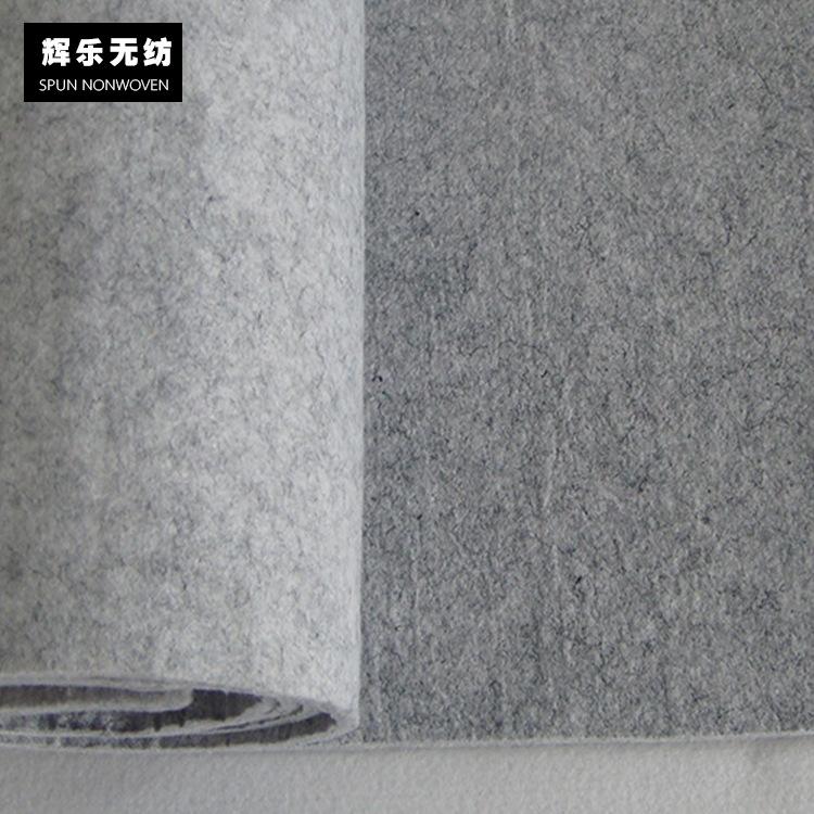 批发供应灰色复合涤纶针刺无纺布土工布公路养护无纺布土坡工程无纺布