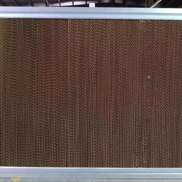 青州风机湿帘厂家 定制铝合金镀锌板湿帘墙  温室大棚降温专用水帘墙