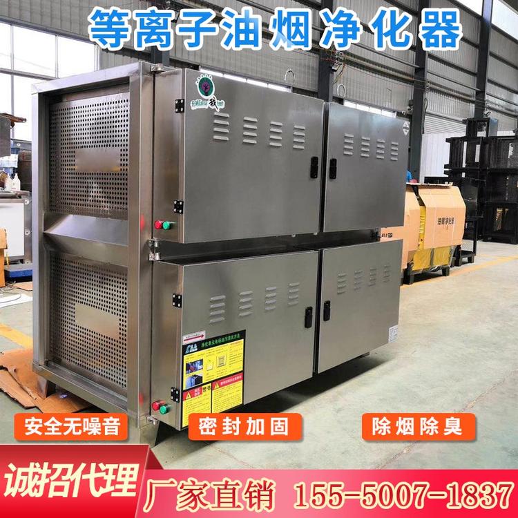 低温等离子油烟净化器 工业油烟净化设备 等离子光氧一体机设备