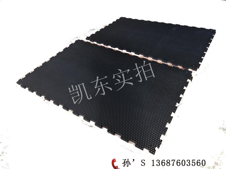 橡胶牛栏垫 青岛凯东锁扣型马棚垫 橡胶防滑牛床垫