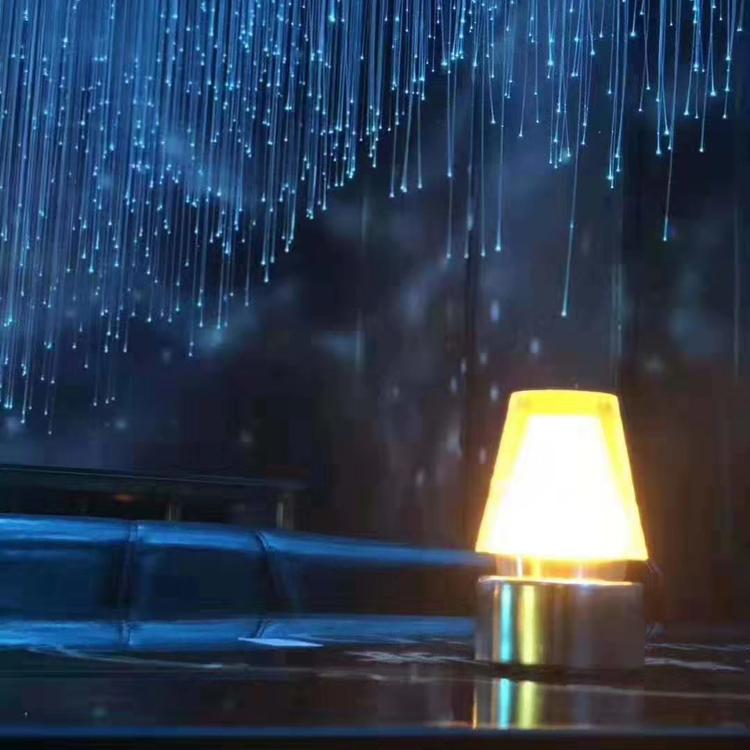 光纤灯 敬柳光纤雨帘 户外光纤灯