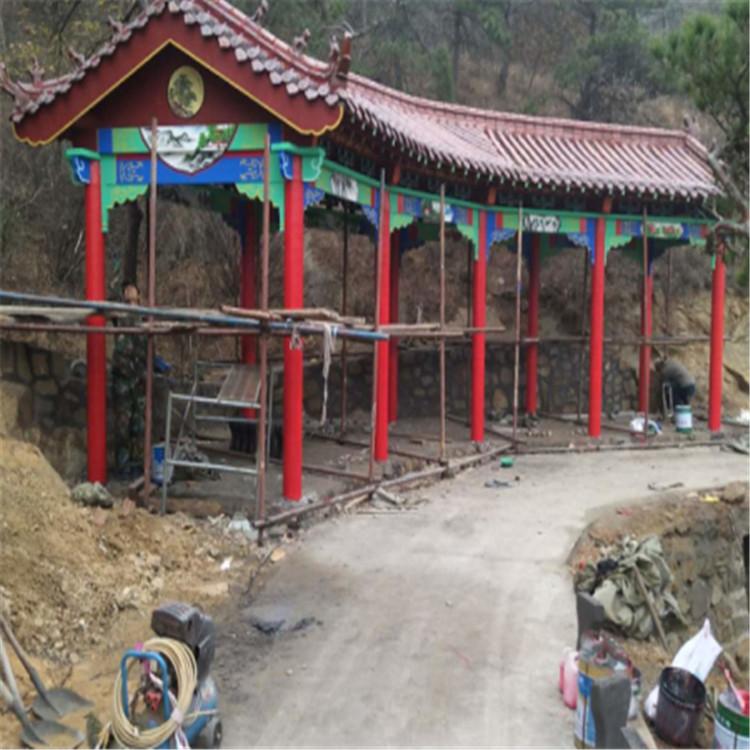 黑龙江古建长廊  仿古长廊  长廊施工