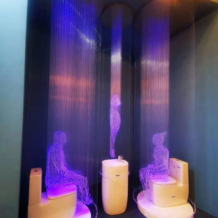 光纤灯 敬柳3D立体光纤灯 水帘瀑布吊灯
