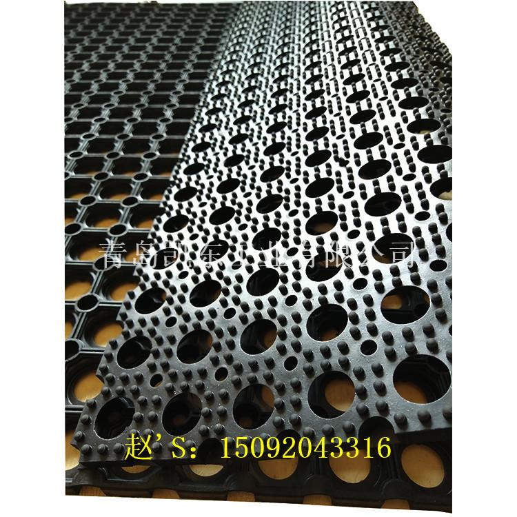 船用防滑垫 青岛凯东排水耐磨船舶垫 可拼接船用甲板垫1000*1500*16mm