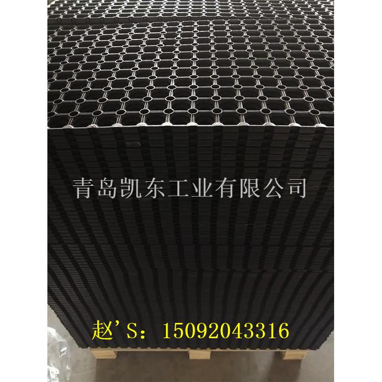 船用防滑垫 青岛凯东厂家供应排水耐磨船用橡胶防滑甲板垫 船用耐磨甲板垫黑色绿色
