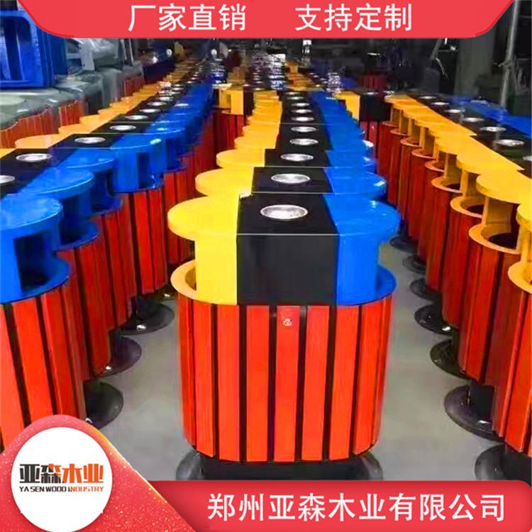 碳化木垃圾桶 防腐木垃圾箱 现货销售 量大从优
