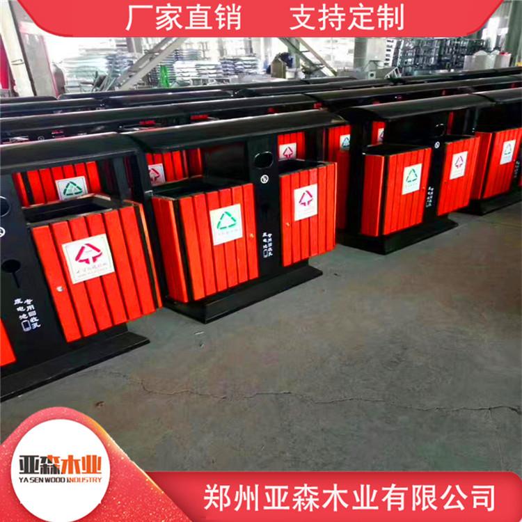 防腐木垃圾桶 防腐木垃圾箱生产厂家 源头厂家 欢迎订购