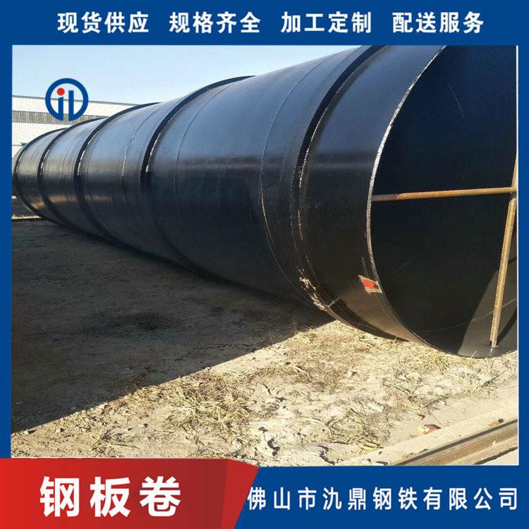 钢板卷管供应商 现货销售钢护筒 氿鼎 供水用丁字焊卷管 高炮广告牌立柱