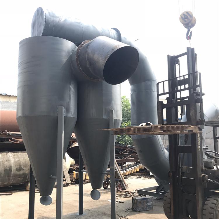 双管旋风除尘器定制加工厂家 潍坊高炉煤气除尘器