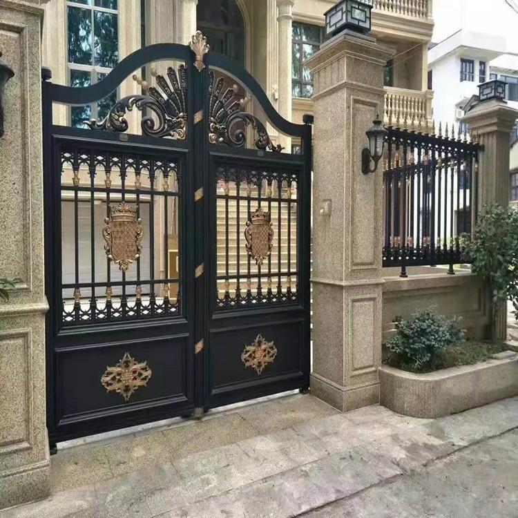 上海铝合金小门  铝艺大门  别墅铝艺大门厂家