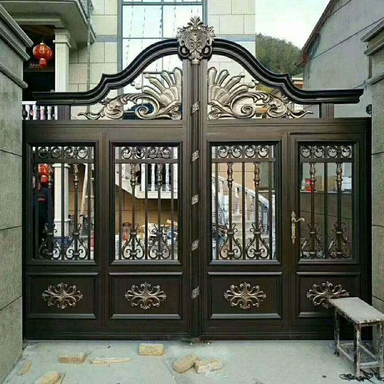 潍坊乡村铝艺门  欧式大门  铝合金大门厂家