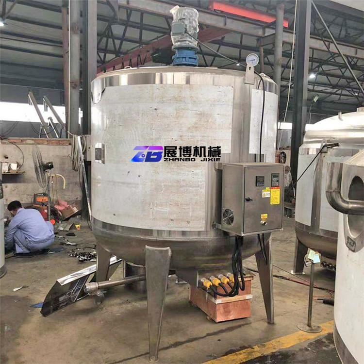 不锈钢搅拌罐导热油电加热搅拌桶化工液体配料罐200L300L反应釜