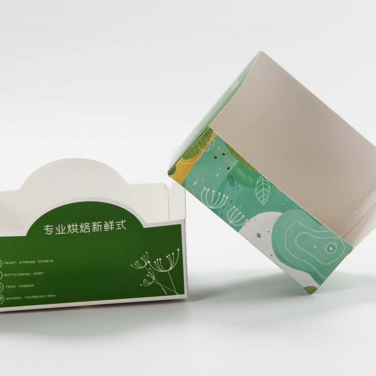 方形面包袋面包托胡萝卜餐包牛角包西点泡芙麻薯烘焙包装纸盒