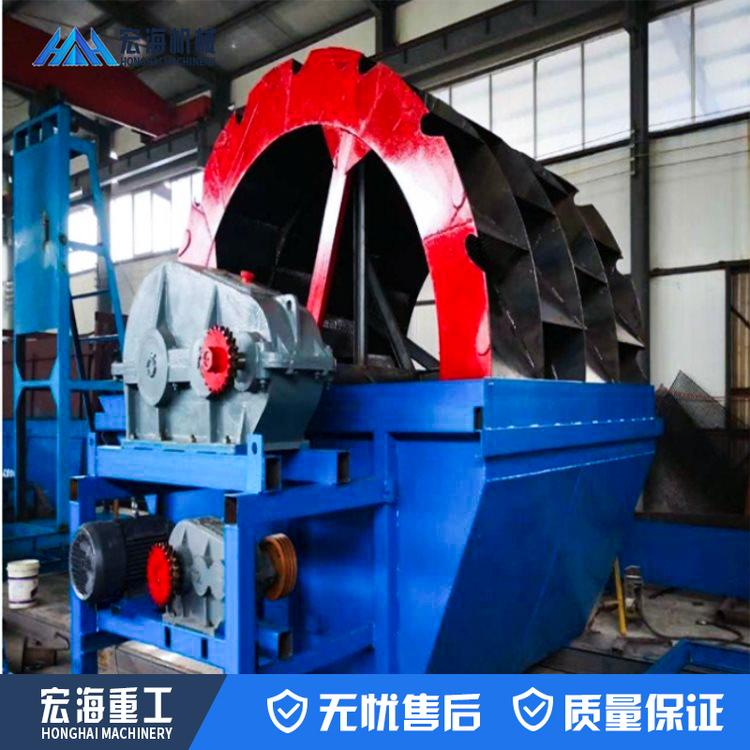 时产100吨水洗砂生产线 砂石清理设备选型 宏海洗砂设备型号