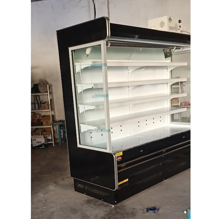 立式冷藏风幕柜 超市风幕柜 水果蔬菜保鲜柜 风幕展示柜铭洋