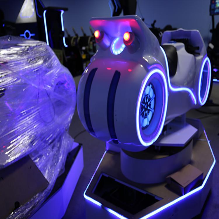 VR动感摩托车vr商场景区游戏平台vr厂家游乐设备4d动感游戏机 vr赛车可联机乐阳设备