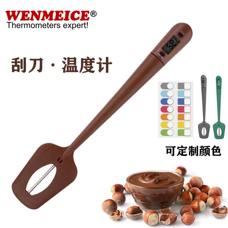 陕西便携式硅胶巧克力刮刀耐高温电子温度计  陕西便携式硅胶巧克力刮刀耐高温电子温度计厂家批发   陕西便携式硅胶巧克力刮刀耐高温电子温度计厂家零售
