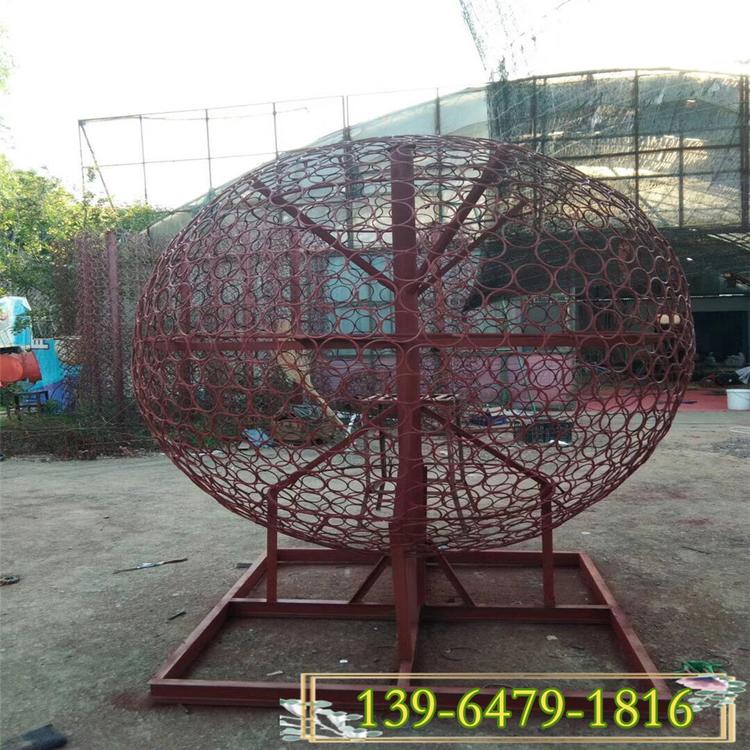 大型铁艺花球公园广场市政街道工程 欧式绿化立体花盆架